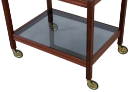 Trolley / barcart met rookglas