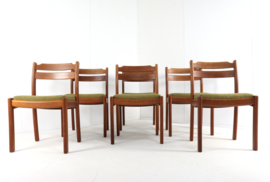 Set van 6 Dyrlund stoelen 'Sentved'