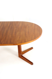Ronde 2x verlengbare eettafel 'Broholm'