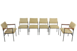 Set van 6 stoelen attr. Martin Visser (voor Spectrum) 'Cilaarshoek'