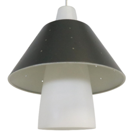 Glazen hanglamp 'pointelle'