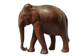 Teakhouten olifant