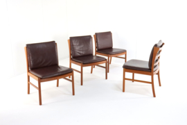 Set van 4 Japanse stoelen van Hita Kogei 'Nikko'