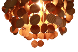 Hanglamp 'Woodshells'