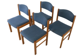 Set van 4 Deense eetkamerstoelen 'Appen'