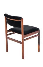 Set van 4 palissander stoelen