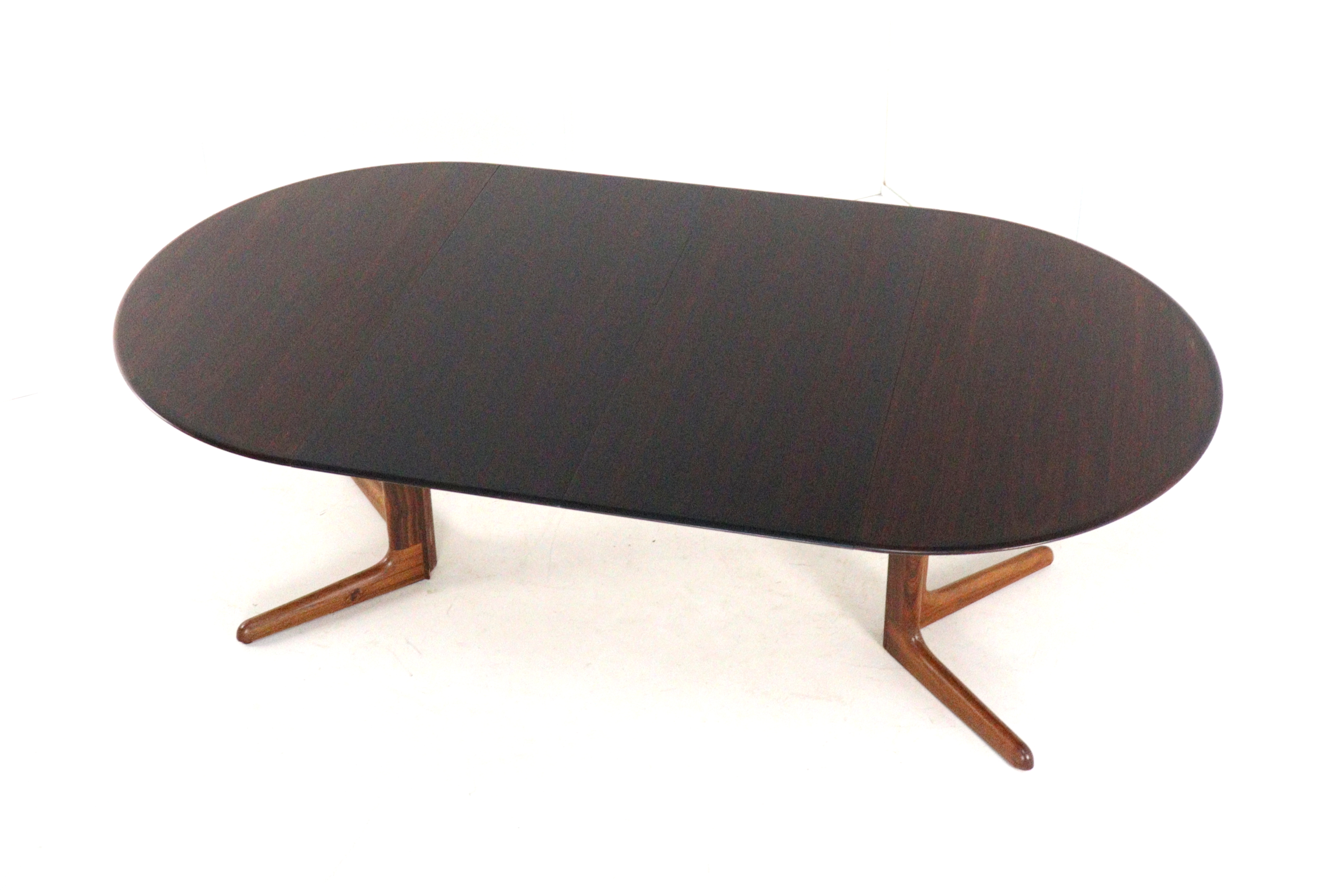 Dyrlund palissander ronde 2x verlengbare eettafel 'Mors'