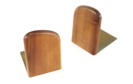 Set Deense houten boekensteunen