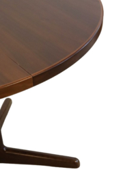 Ronde 2x verlengbare eettafel 'Moraas'