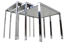 Set nesting tables Pastoe Cees Braakman 'Berkenwoude'