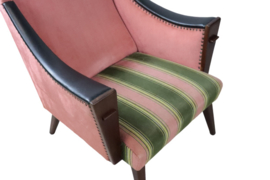 Roze fauteuil "Brussel" ( meerdere aanwezig)