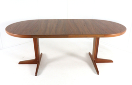 Ronde 3x verlengbare eettafel 'Hampen'