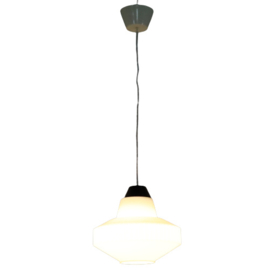 Melkglazen hanglamp 'Valcum'