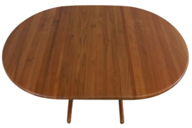 Deens design ronde uitschuifbare eettafel 'Bramsche'