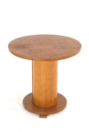 Art deco pedestel bijzettafel