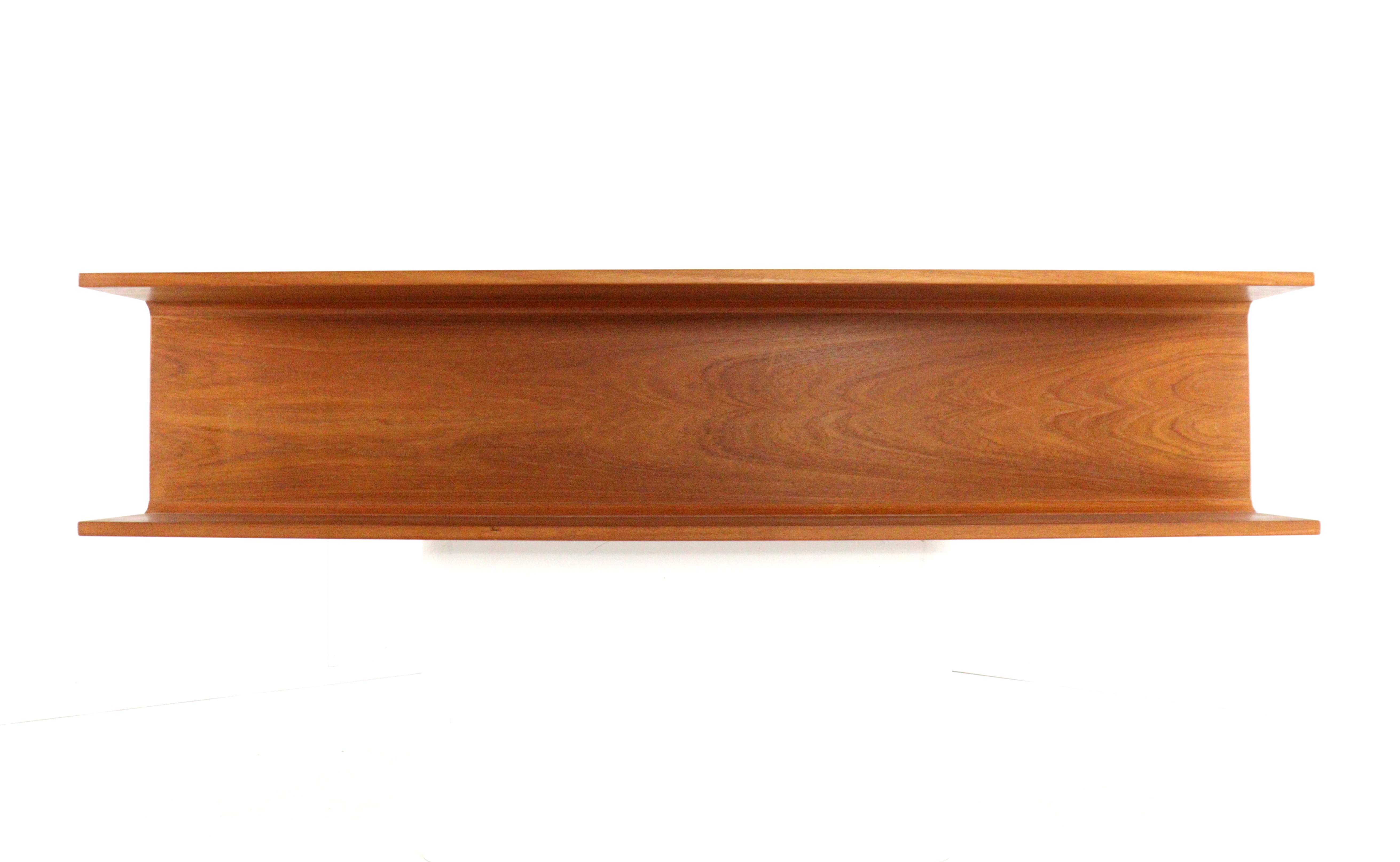 J. Viby voor Pedersen & Hansen teak wandplank