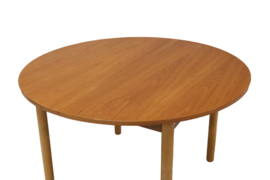 Ronde uitschuifbare eetkamertafel