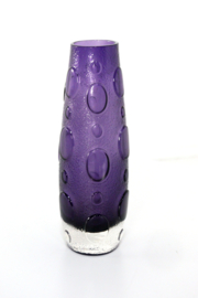 Glazen vaas 'purple'