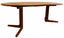 Ronde 2x verlengbare eettafel 'Neble'