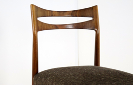 Set van 6 palissander eetkamerstoelen 'Leinburg'