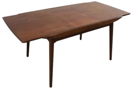 Topform eetkamertafel uitschuifbaar 'Ravenswaaij' attr. Louis van Teeffelen