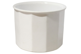 Witte bloempot 'Corner R+B 12'