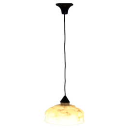 Gemarmerde glazen lamp 'Marmara'