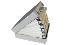 Platenkoffer grijs (25 platen)