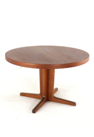 Deense ronde 1x verlengbare eettafel 'Outrup'