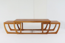 Beithcraft salontafel met 2 nesting tables 'Ratho'
