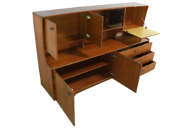 Highboard Brutalist met glas 'Aisby'