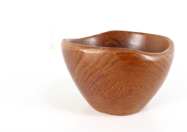 Teak schaal