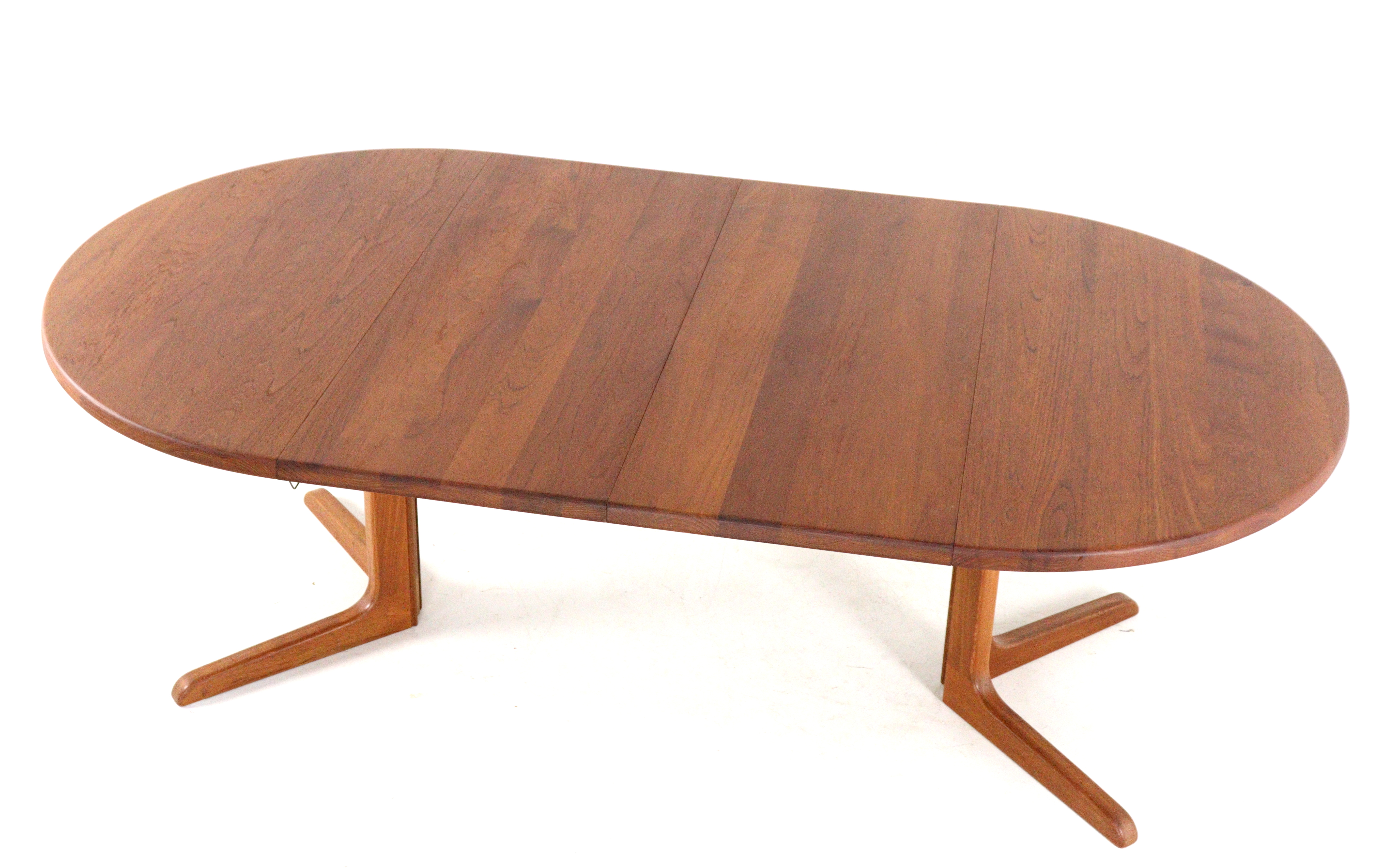 Niels Bach ronde 2x verlengbare teak eettafel 'Tylstrup'