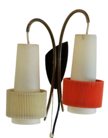 Set van 2 jaren '50 wandlampjes