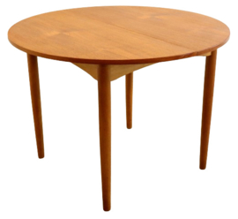 Ronde 1x verlengbare eetafel 'Zoelmond'