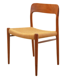 Set van 4 eetkamerstoelen Niels O Möller model 77 'Lille Arden'