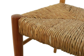 Set van 6 eetkamerstoelen met rattan "Flechtheims"