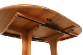 Deens design ronde uitschuifbare eettafel 'Bramsche'