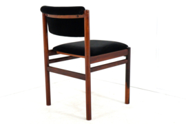 Set van 4 palissander stoelen