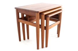 Set van 3 Deense nesting tables