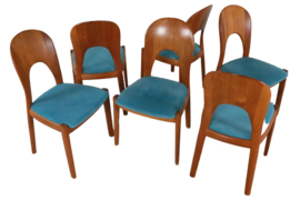 Set van 6 Niels Koefoed stoelen Morten 'Torup'