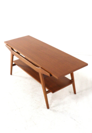 Salontafel met omkeerbaar blad