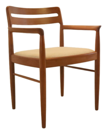Set van 6 H.W. Klein voor Bramin eetkamerstoelen