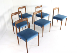 Set van 6 Lübke eetkamerstoelen 'Tarmstedt'