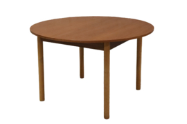 Ronde uitschuifbare eetkamertafel