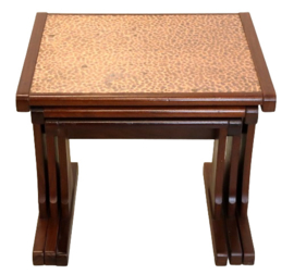 Copper nesting tables 'Birstall'