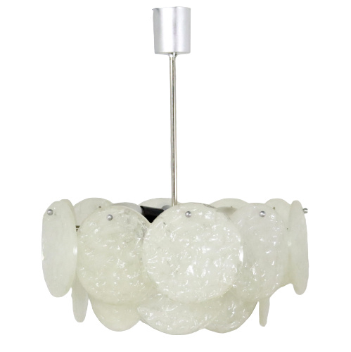 Frosted ice hanglamp 'Medebach'