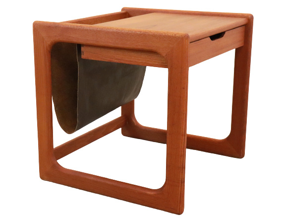 Bank voorzetsel Wijde selectie Deens design bijzettafel met lectuurbak 'Stenderup' | • Overige meubels |  Vintage.nl Mid Century Living