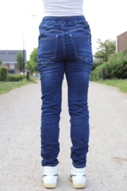 KAROSTAR 'JOGGING KOORD' | DONKER JEANS