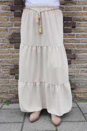 LANGE ROK | BEIGE